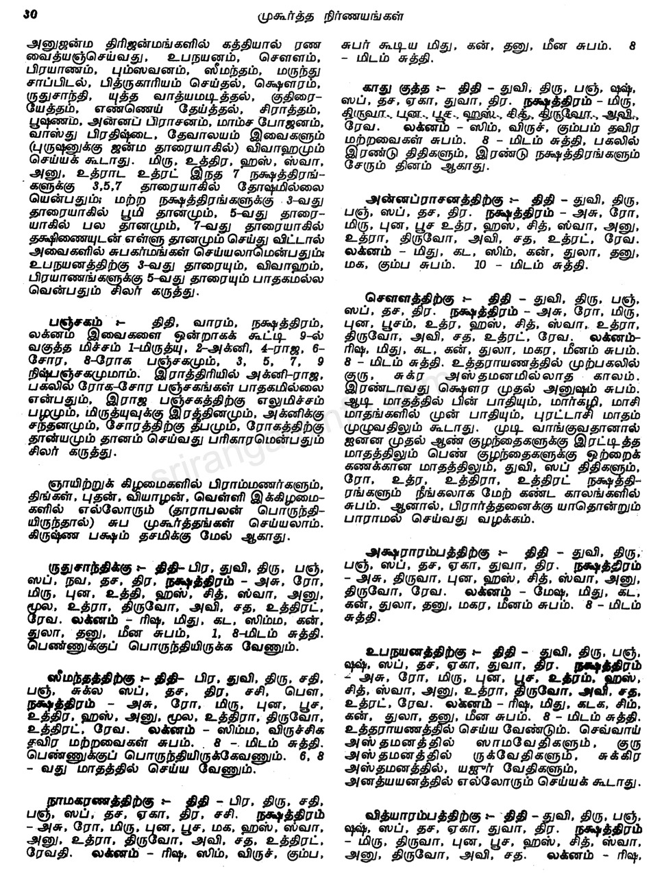 Panchangam
